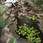 Waterfall in garden