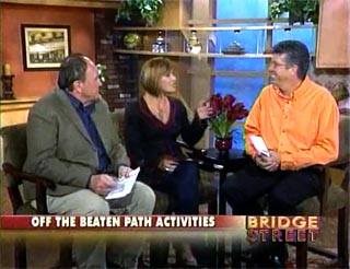 Michael Erb on Bridge Street with Rick and Julie