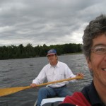 Paddling on Cedar lake