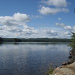 View of Cedar Lake from our campsite