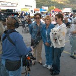 Rochester Public Television Crew interviewing Shirley, Linda and Jenny