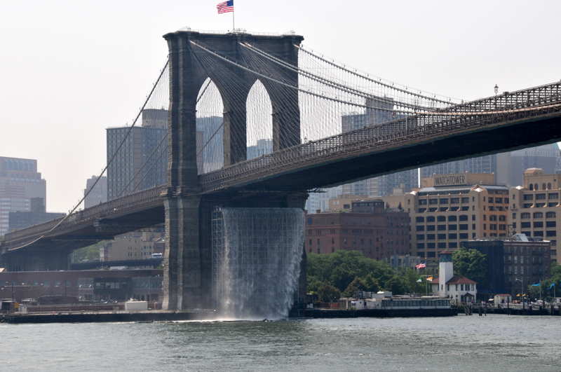 Brooklyn Bridge Waterfall